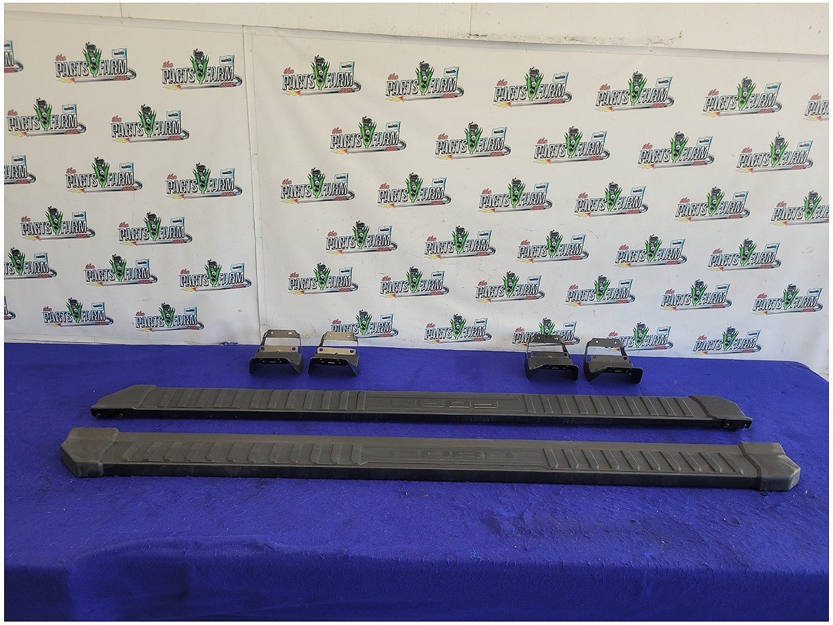 15 - 24 F150 CREW CAB Running Boards Black FORD Steps OE Takeoffs OEM Factory New Take Off - The Parts Farm