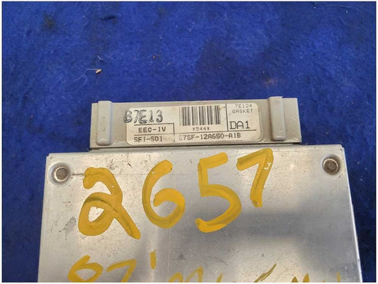 1987-1988 Ford Mustang GT ECU DA1 Engine Control Unit Module M/T 657