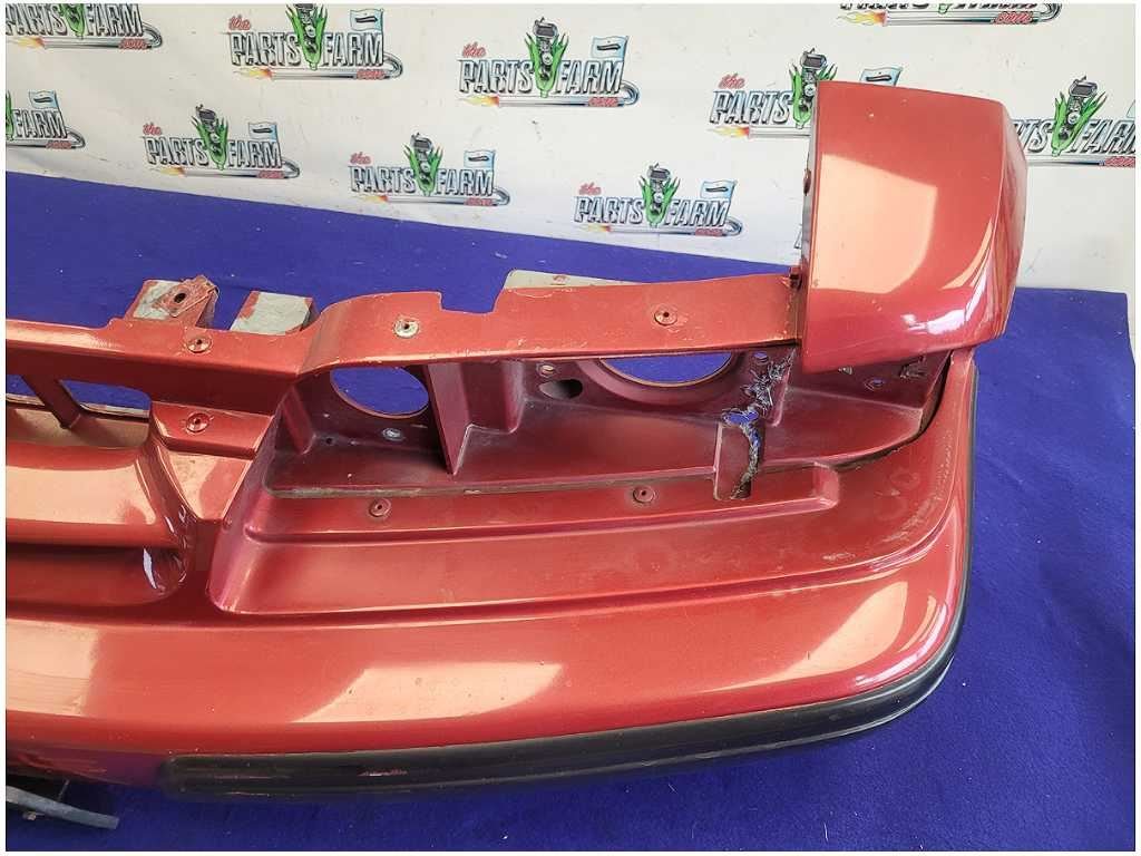 1987 - 1993 Ford Mustang LX Front Bumper Cover *Read* Paint Maroon 2702 - The Parts Farm
