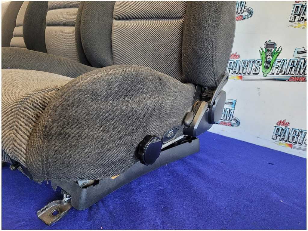 1994 - 1995 Ford Mustang GT Convertible Set Black Cloth Seats Bucket *Read* 2724 - The Parts Farm