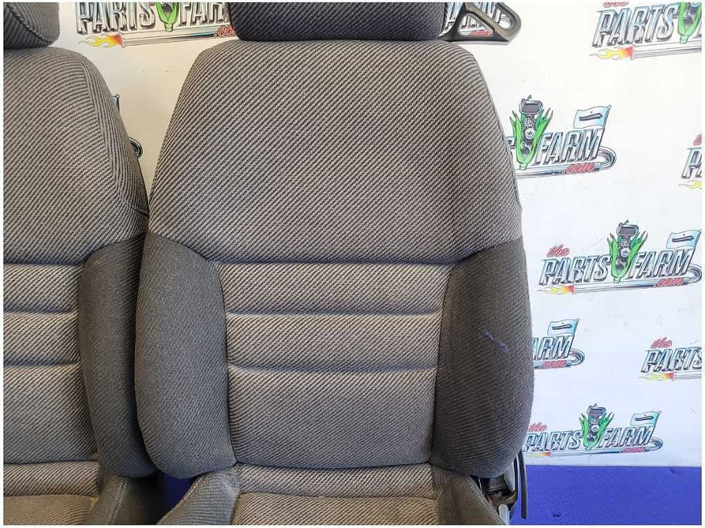 1994 - 1995 Ford Mustang GT Convertible Set Black Cloth Seats Bucket *Read* 2724 - The Parts Farm