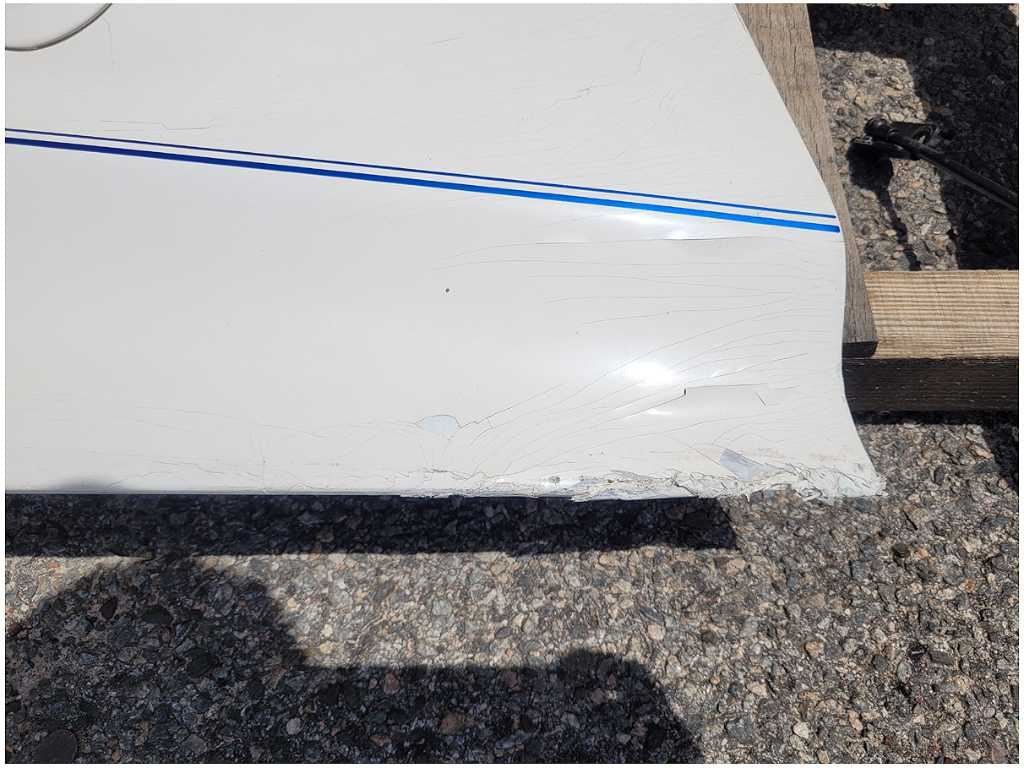 1994 - 1998 Ford Mustang Cobra GT Front Hood Shell Scoops *Cracked* 2704 - The Parts Farm