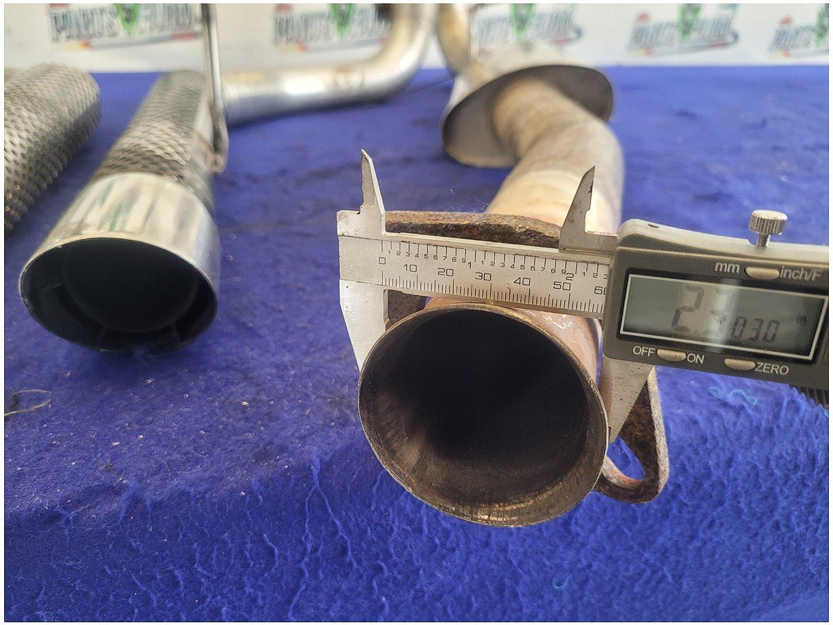 1994 - 1998 Ford Mustang GT Saleen Borla Machine Gun Tip Exhaust Muffler 2746 - The Parts Farm