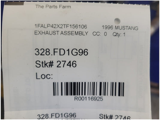 1994-1998 Ford Mustang GT Saleen Borla Machine Gun Tip Exhaust Muffler 2746