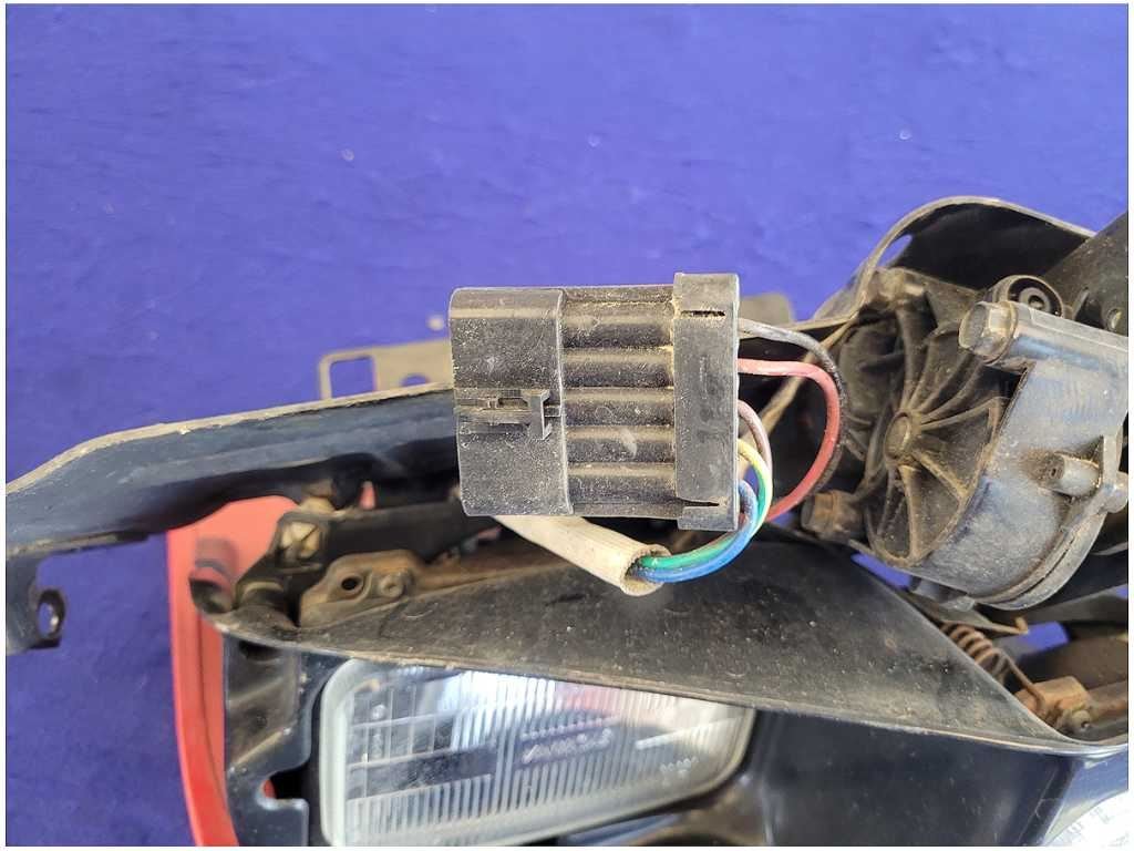 1998 - 2002 Pontiac Trans Am Firebird Driver Front Headlight Lamp Cover Red 2679 - The Parts Farm