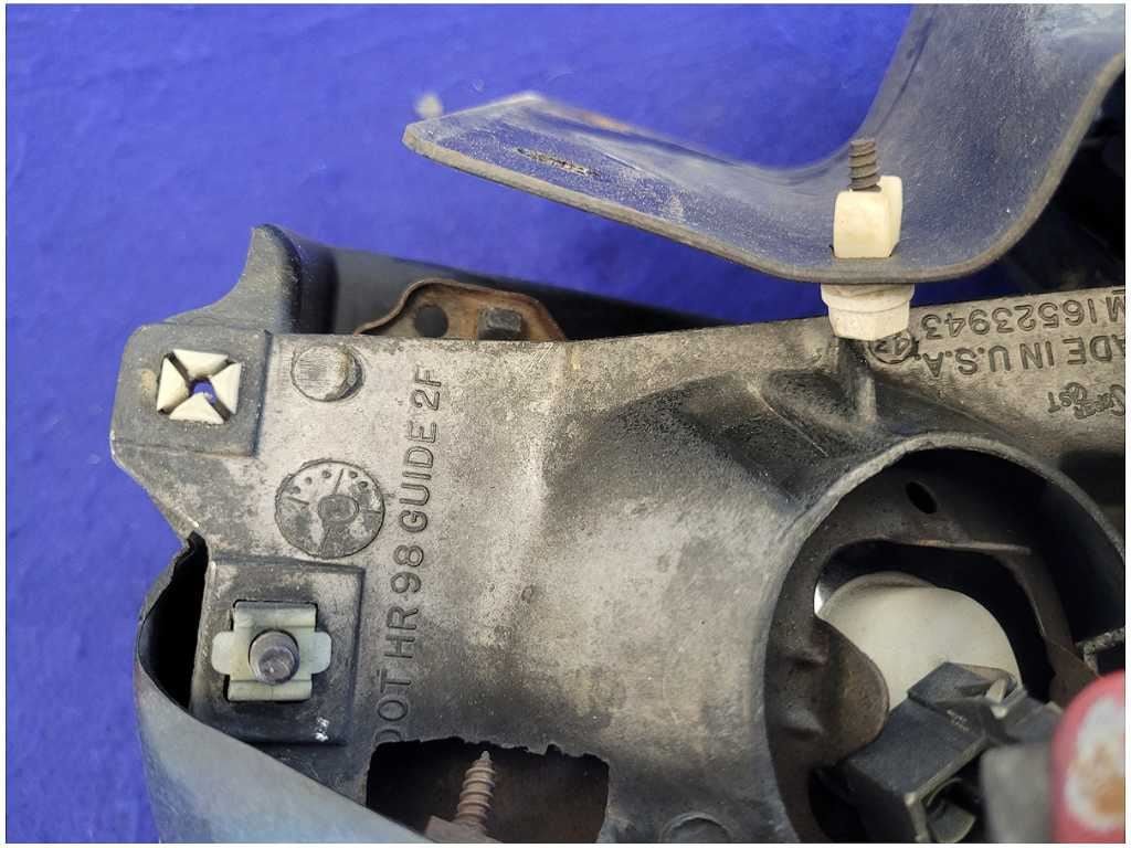 1998 - 2002 Pontiac Trans Am Firebird Driver Front Headlight Lamp Cover Red 2679 - The Parts Farm