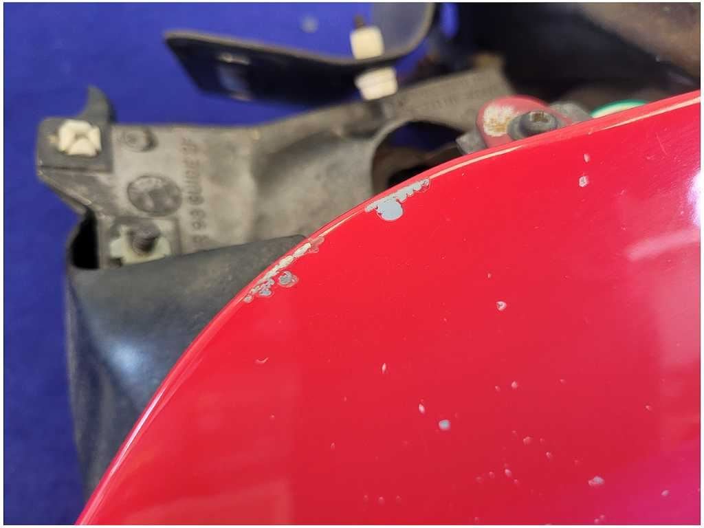 1998 - 2002 Pontiac Trans Am Firebird Driver Front Headlight Lamp Cover Red 2679 - The Parts Farm