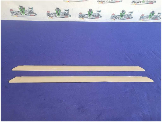 1999 - 2004 Ford Mustang GT 4.6L Pair Door Sill Plates Scuff Cover Charcoal 2675 - The Parts Farm