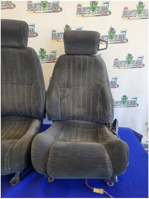 2000 - 2002 Pontiac Trans Am Firebird Set Cloth Seats Coupe Front Back 2679 - The Parts Farm