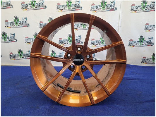2002 Chevy Corvette Forgeline AR1 Wheels 18x11 18x12 Bronze Rims *Read* 2846