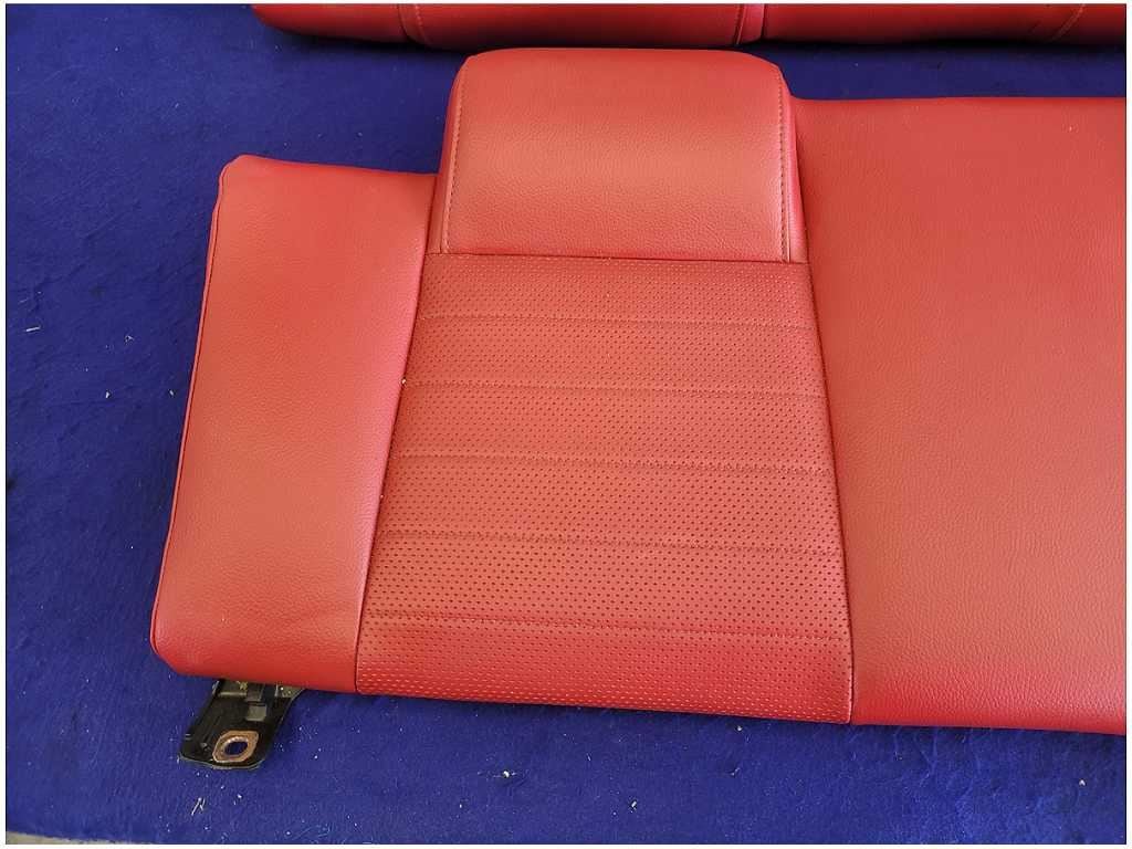 2005 - 2009 Ford Mustang GT Convertible Rear Seats Upper Lower Red Leather 2723 - The Parts Farm