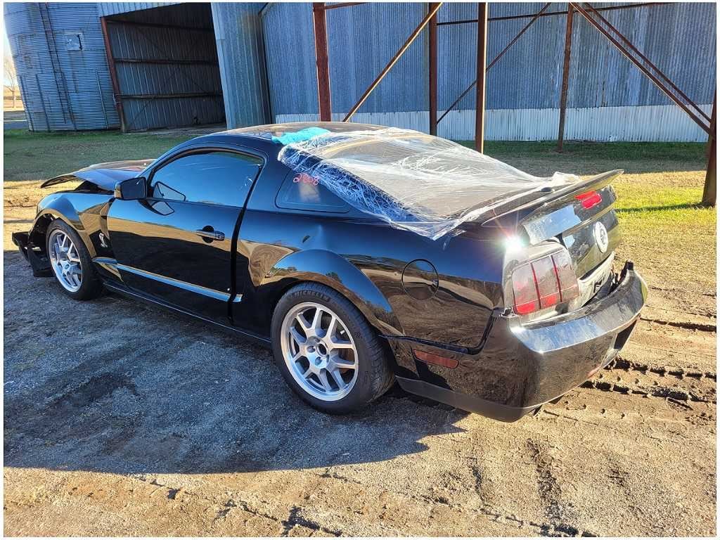 2005 - 2009 Ford Mustang GT Coupe Driver Front Door Shell Repaint Black 2808 - The Parts Farm