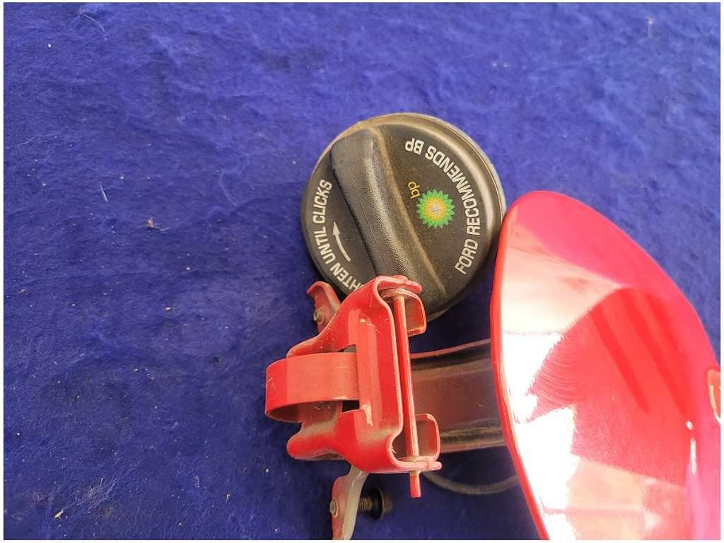 2005 - 2009 Ford Mustang GT Fuel Door Gas Cap Driver Rear Paint D3 2723 - The Parts Farm