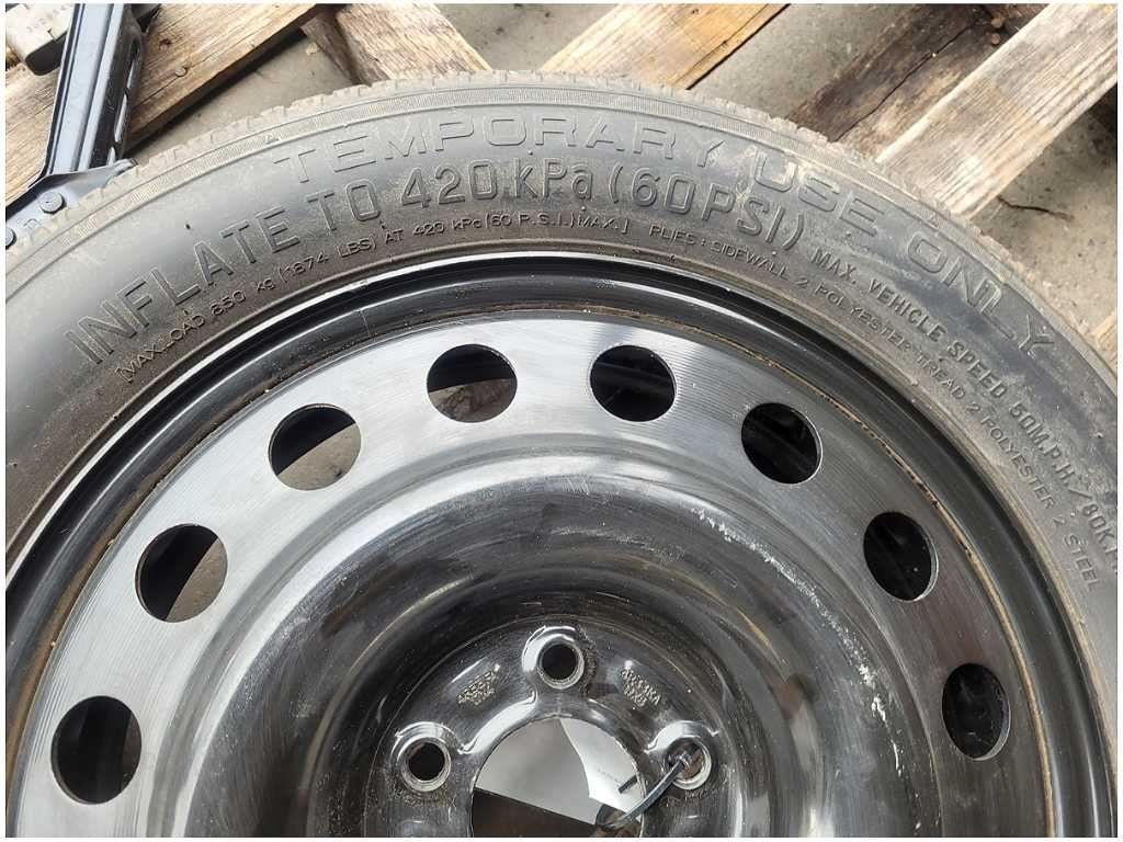2005 - 2011 Ford Mustang GT Wheel 17x5 Compact Spare Tire Emergency 2723 - The Parts Farm