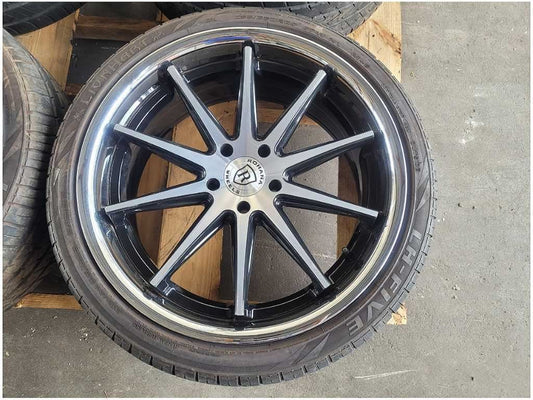 2005-2014 Ford Mustang GT Set Rohana Wheels 20x9 20x10 Spoke *Read* 2728