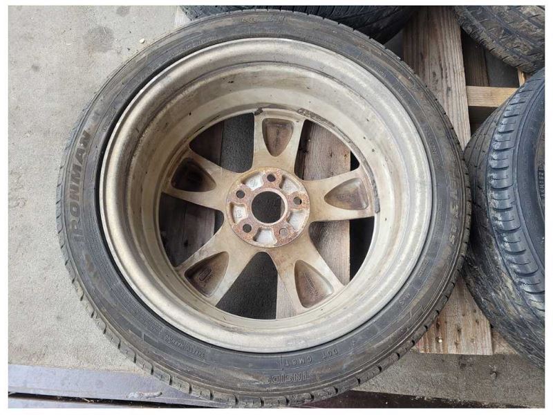 2008 - 2009 Pontiac G8 Sedan 6.0L V8 Set Wheel 19x8 Silver Spoke Scuffs 2529 - The Parts Farm