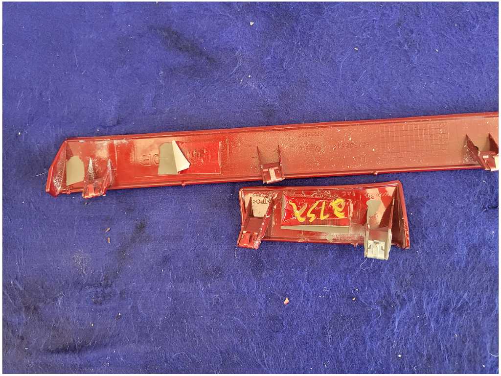 2010 - 2011 Chevrolet Camaro SS Dash Trim Kit Maroon Insert Front Panel 2732 - The Parts Farm