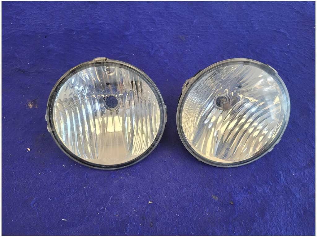 2010 - 2012 Ford Mustang GT S197 Pair Front Fog Lights Driving Upper Grill 2715 - The Parts Farm