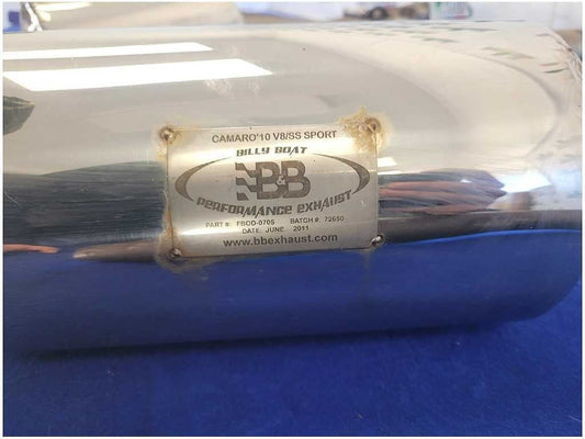 2010-2013 Chevrolet Camaro SS 6.2L Billy Boat Exhaust Muffler Pipe Tip Bent 2764