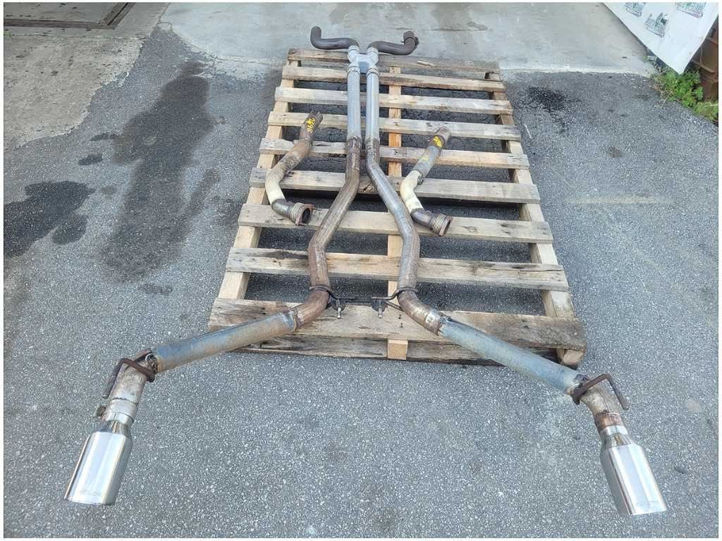 2010 - 2015 Chevrolet Camaro SS Exhaust Straight Pipe Homemade No Muffler 2698 - The Parts Farm