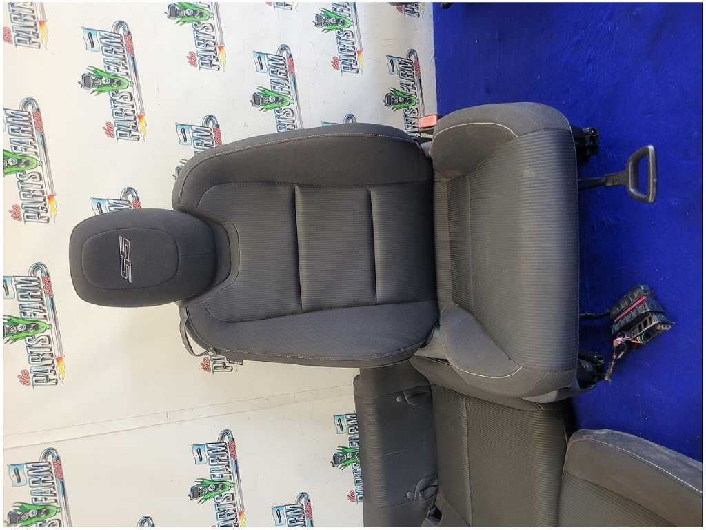 2010 - 2015 Chevrolet Camaro SS Set Seats Cloth Coupe Driver Bucket *Read* 2732 - The Parts Farm
