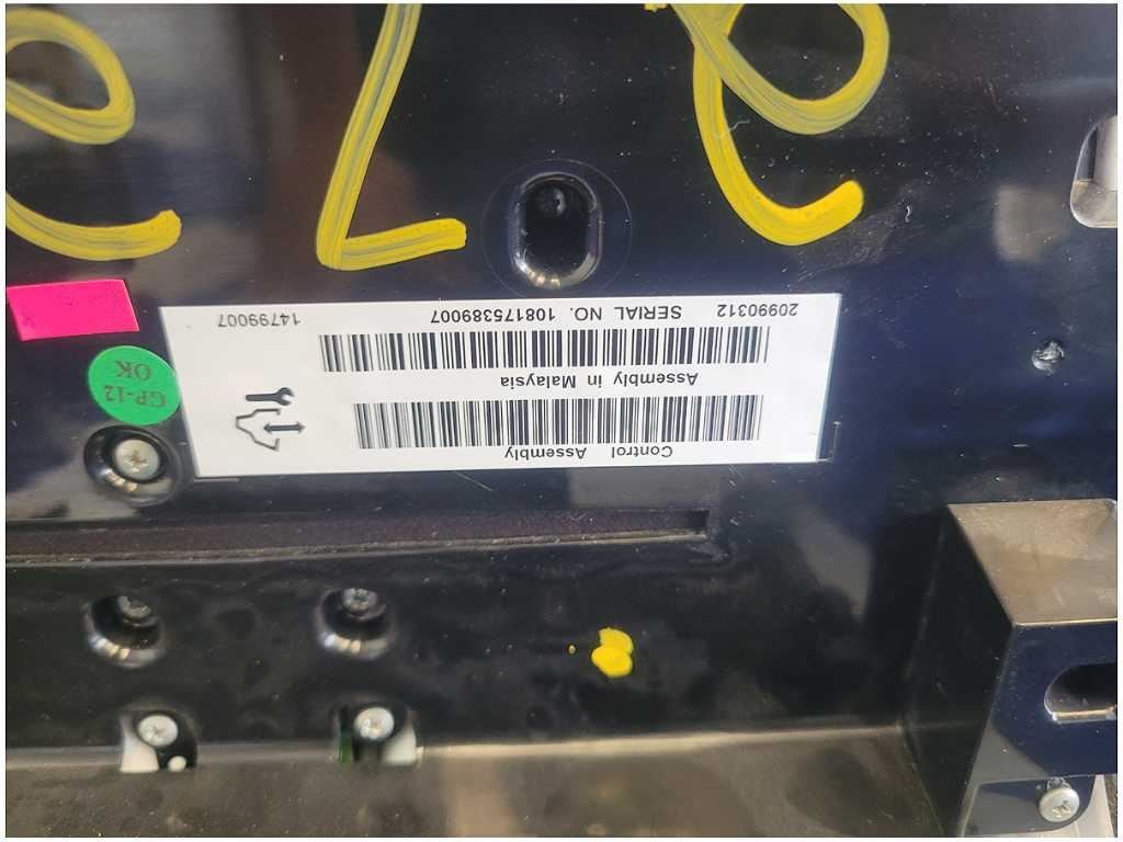 2011 Chevrolet Camaro SS Audio Radio Control Panel AM FM Receiver 2722 - The Parts Farm
