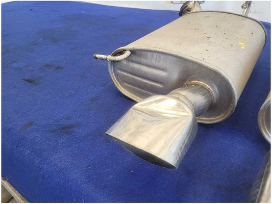 2012-2013 Ford Mustang Boss 302 Pair Mufflers Exhaust Tips *Dents* 2830