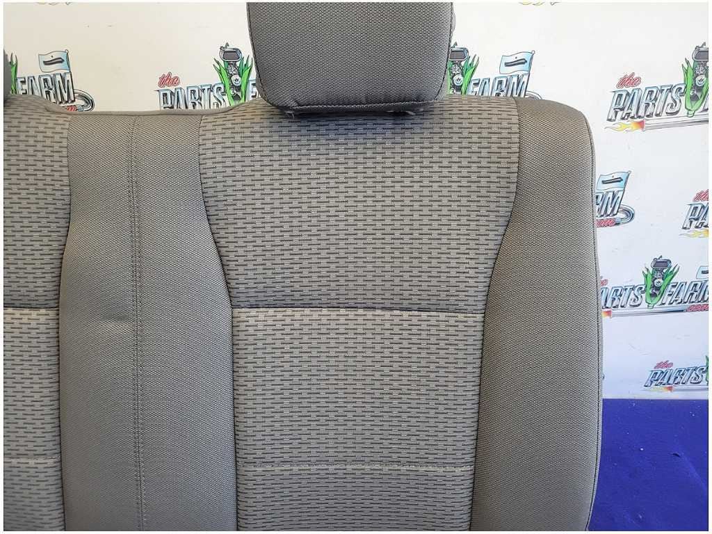 2015 - 2017 Ford F150 Pickup Truck Rear Cloth Bench Seat Gray Crew Cab 2765 - The Parts Farm
