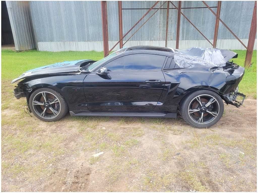2015 - 2023 Ford Mustang GT S550 Emergency Brake Handle E Pull Leather 2752 - The Parts Farm