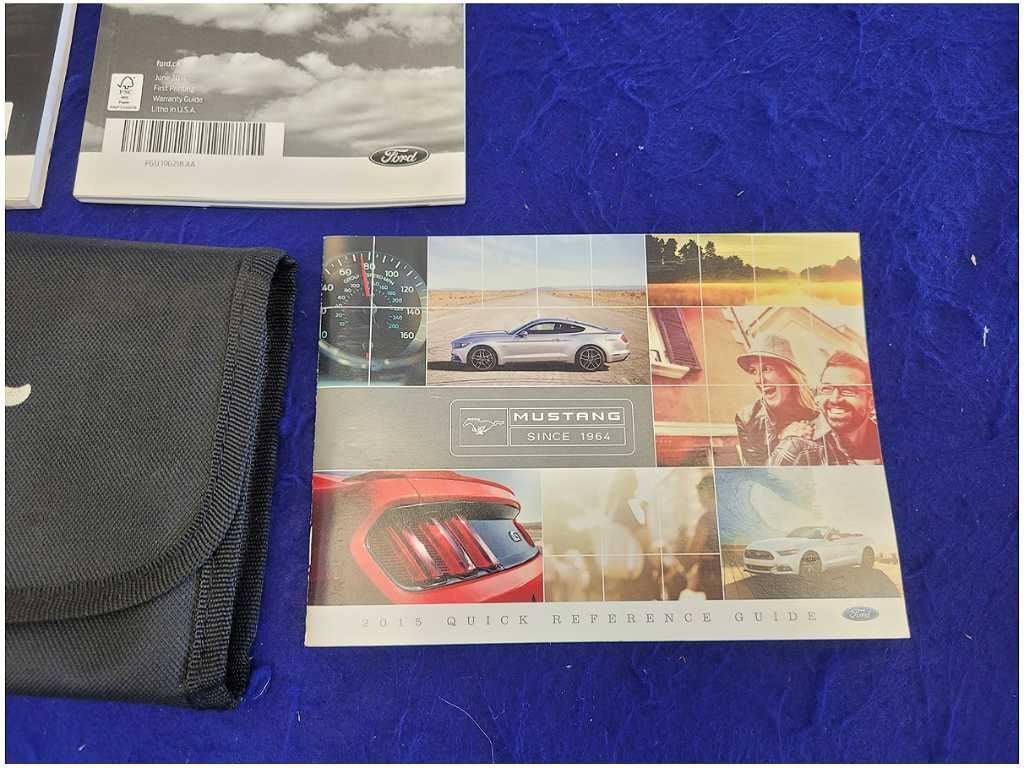 2015 Ford Mustang GT S550 Owner's Manual Cover Booklet Pamphlet 2718 - The Parts Farm