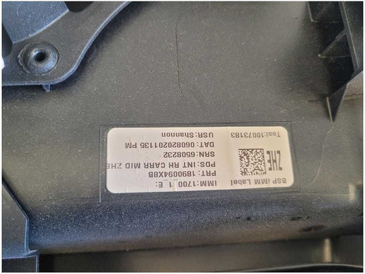 2018-2020 Ford F150 Truck Driver Rear Supercrew Door Panel Card Black 2874