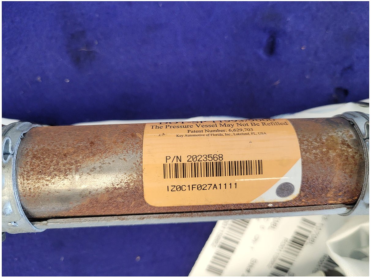 2018 - 2023 Ford Mustang GT S550 Coupe Driver Upper Roof Curtain Air Bag 2734 - The Parts Farm