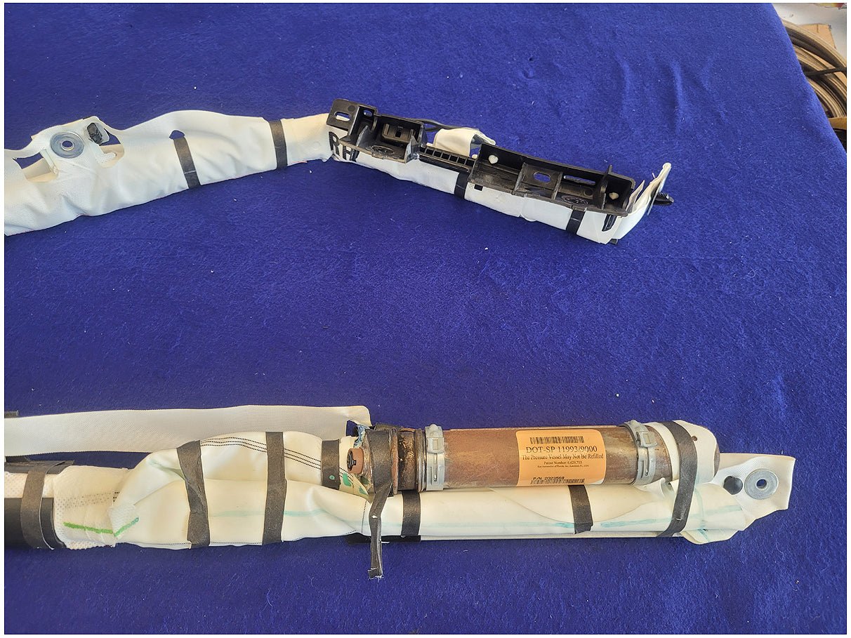 2018 - 2023 Ford Mustang GT S550 Coupe Passenger Upper Roof Curtain Air Bag 2712 - The Parts Farm