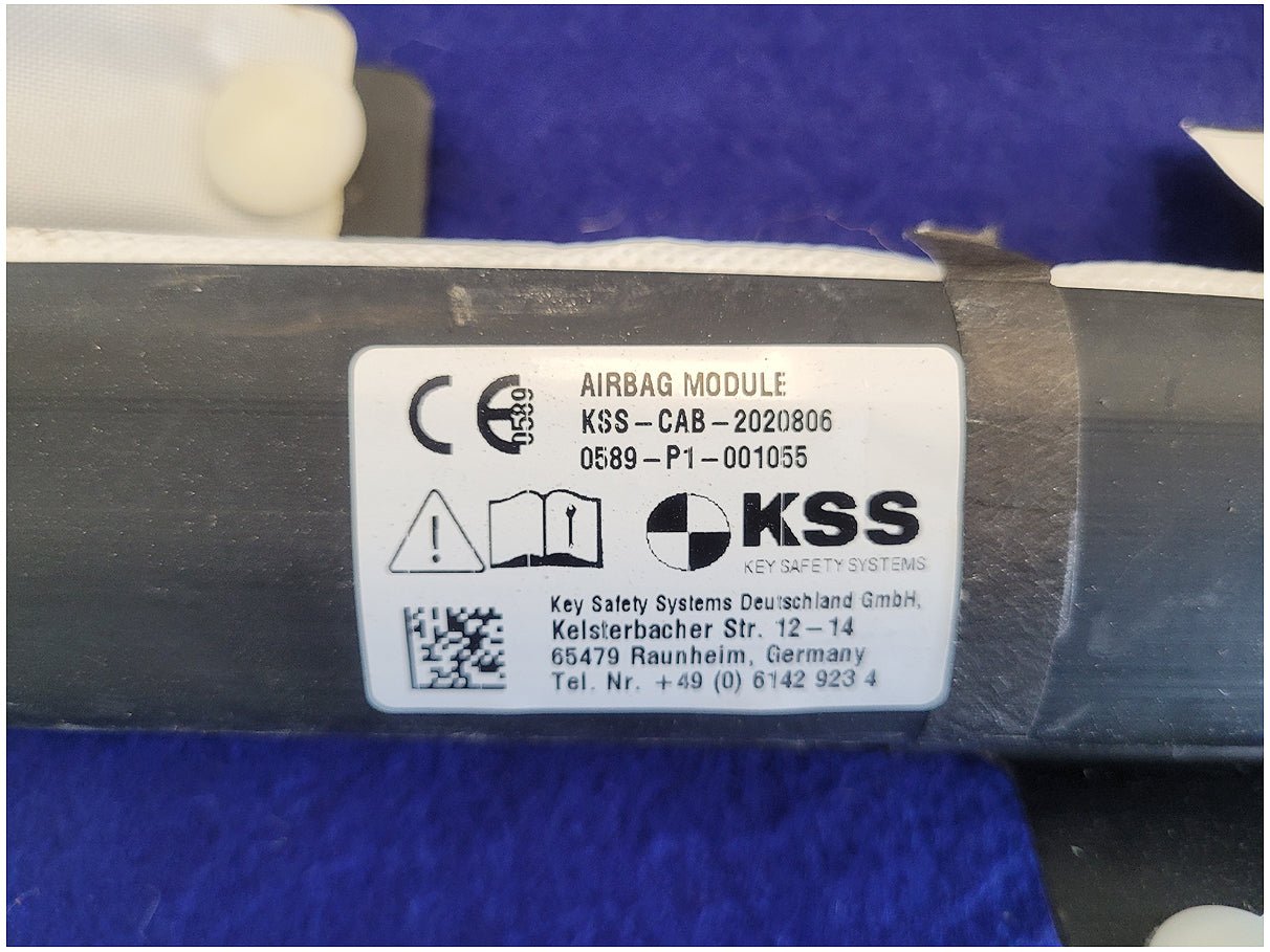 2018 - 2023 Ford Mustang GT S550 Coupe Passenger Upper Roof Curtain Air Bag 2734 - The Parts Farm