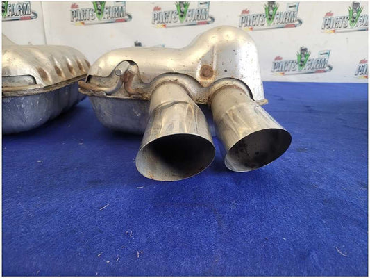 2018-2023 Ford Mustang GT S550 Pair Exhaust Mufflers Quad Tip Muffler FH