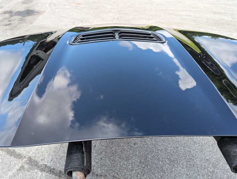 2019 - 2023 Chevrolet Camaro LS LT SS Front Hood Shell Scoop Vent Paint Black 1213 - The Parts Farm