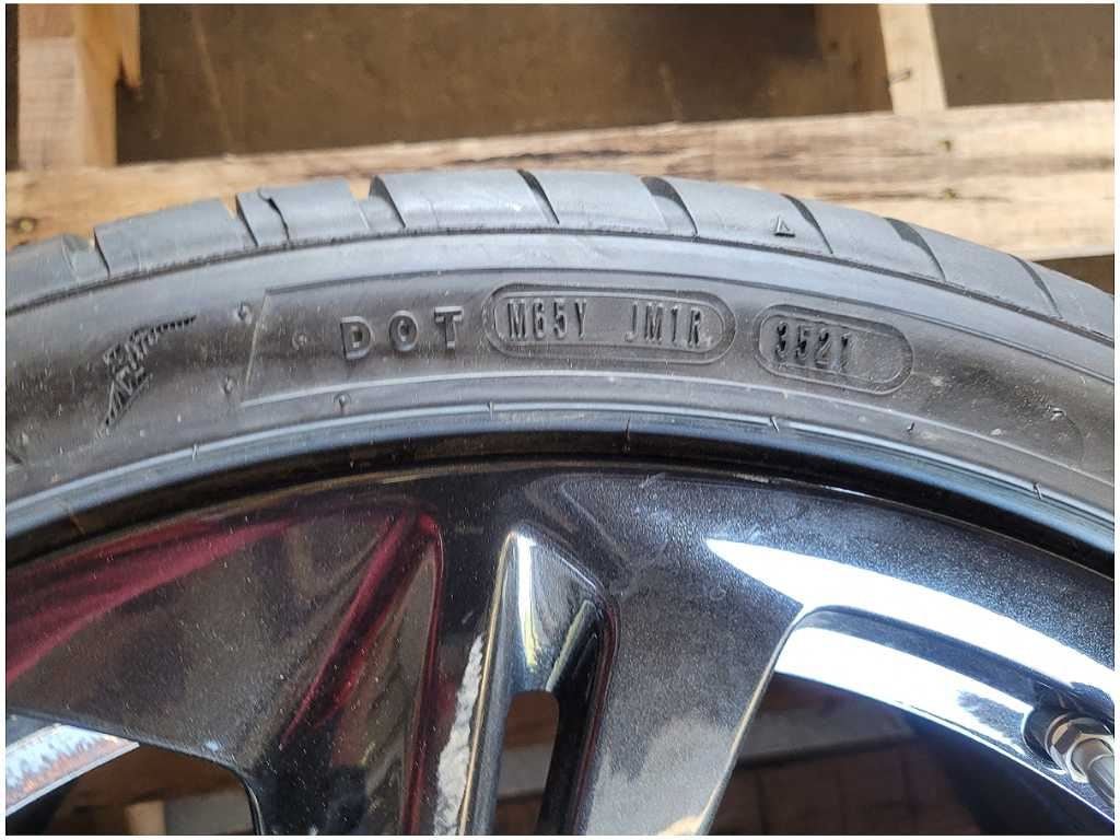 2019 - 2023 Chevrolet Camaro SS Rear Wheel 20x9.5 Twisted Split Spoke Black C43 - The Parts Farm
