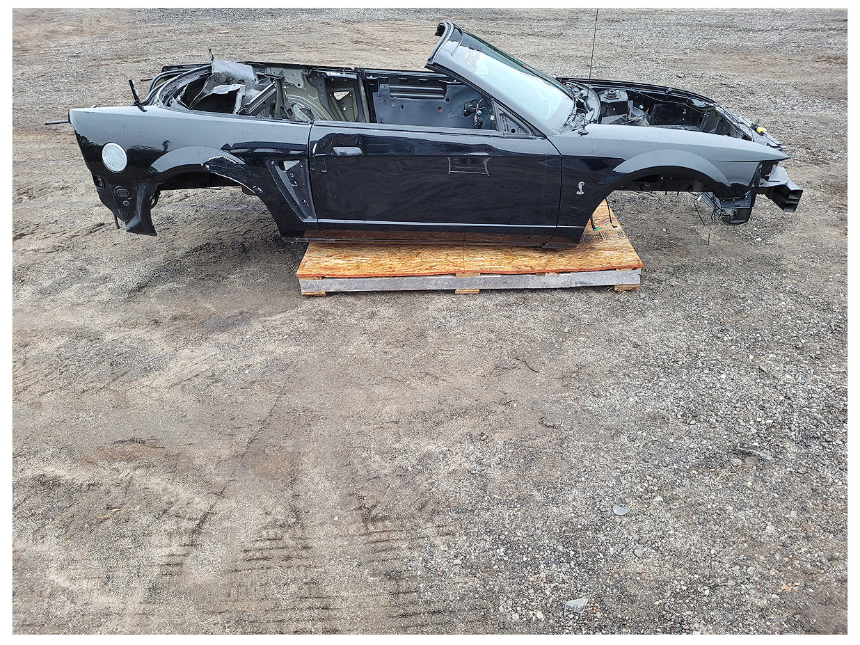 Stock 2222. 2003 Ford Mustang Cobra Convertible Clear Title Frame Shell Body
