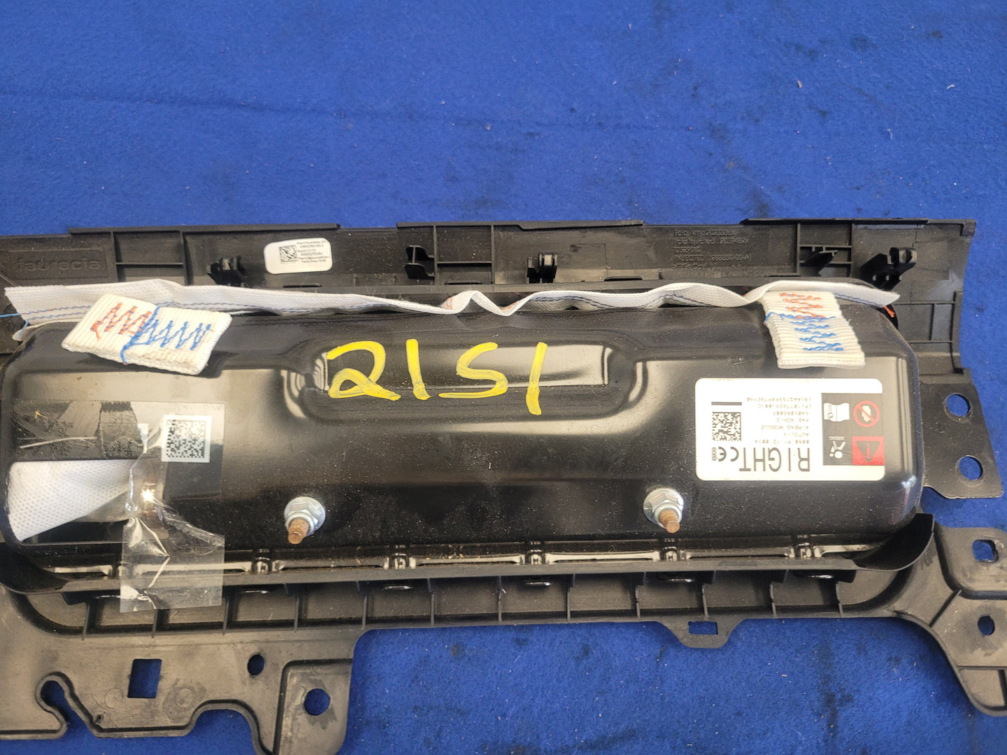 2020 Tesla Model 3 Passenger Lower Knee Air Bag 2151 - The Parts Farm