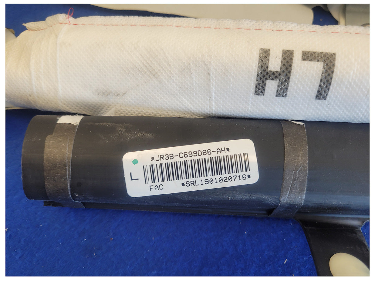 2018-2023 Ford Mustang GT S550 Coupe Driver Upper Roof Curtain Air Bag 2574 - The Parts Farm