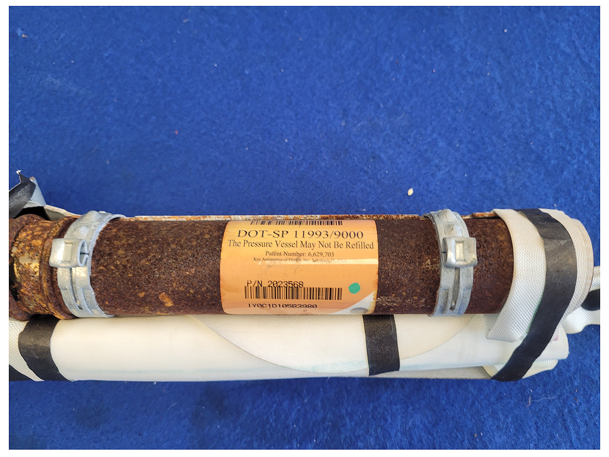 2018-2023 Ford Mustang GT S550 Coupe Passenger Upper Roof Curtain Air Bag 2571 - The Parts Farm