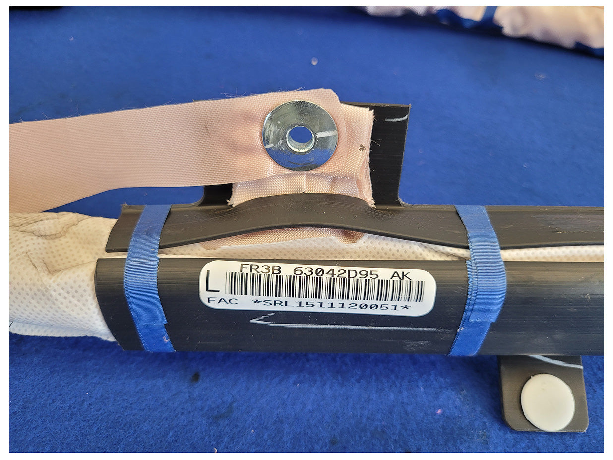 2015-2017 Ford Mustang GT S550 Coupe Driver Upper Roof Curtain Air Bag 2594 - The Parts Farm