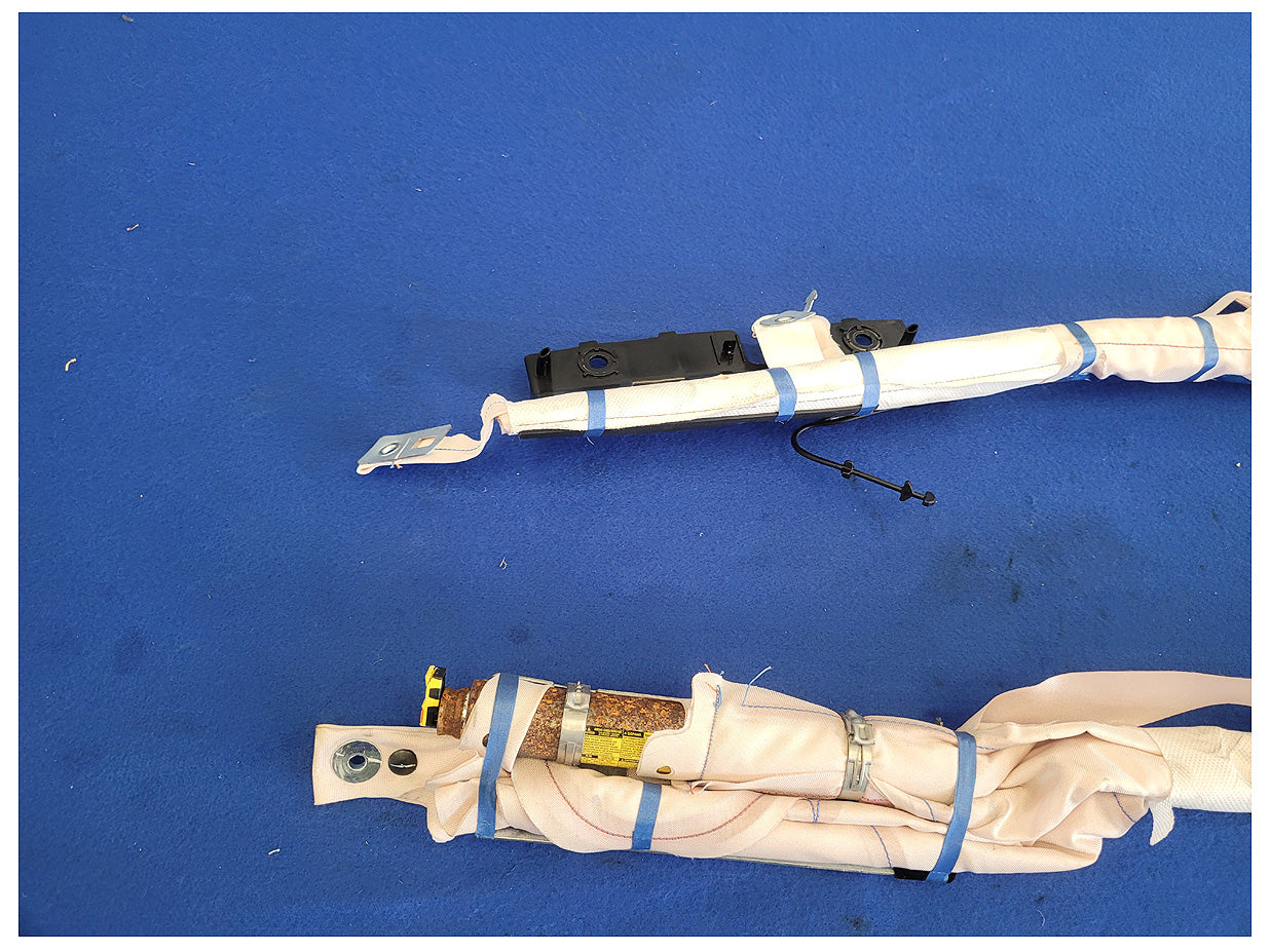 2015-2017 Ford Mustang GT S550 Coupe Driver Upper Roof Curtain Air Bag 2594 - The Parts Farm