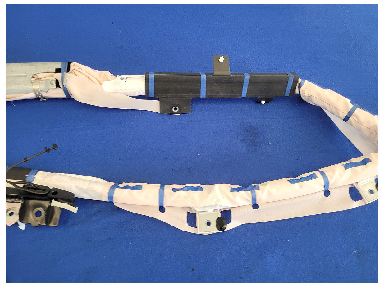 2015-2017 Ford Mustang GT S550 Coupe Driver Upper Roof Curtain Air Bag 2594 - The Parts Farm