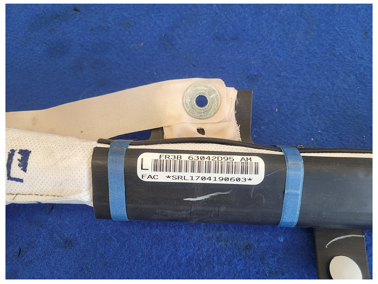2015-2017 Ford Mustang GT S550 Coupe Driver Upper Driver Roof Curtain Air Bag 2586 - The Parts Farm