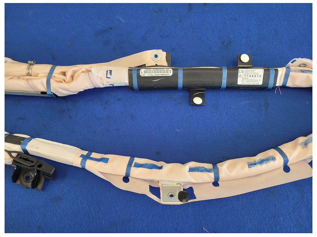 2015-2017 Ford Mustang GT S550 Coupe Driver Upper Driver Roof Curtain Air Bag 2586 - The Parts Farm