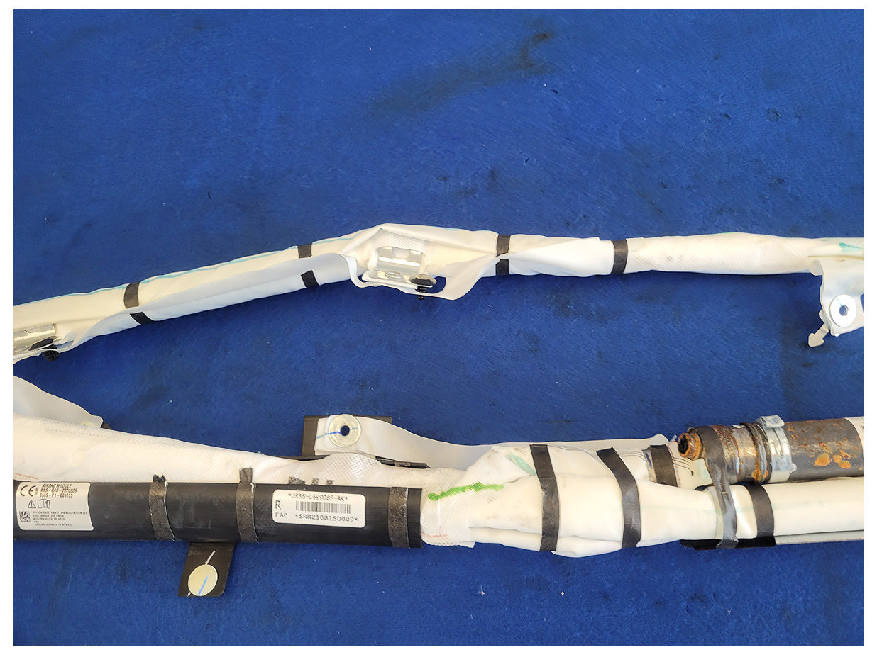 2018-2023 Ford Mustang GT S550 Passenger RH Roof Curtain Air Bag Upper Top 2622 - The Parts Farm