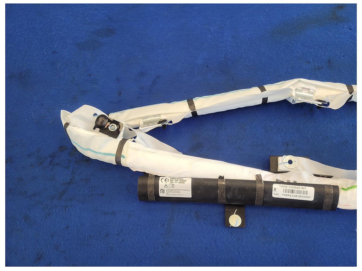 2018-2023 Ford Mustang GT S550 Passenger RH Roof Curtain Air Bag Upper Top 2622 - The Parts Farm