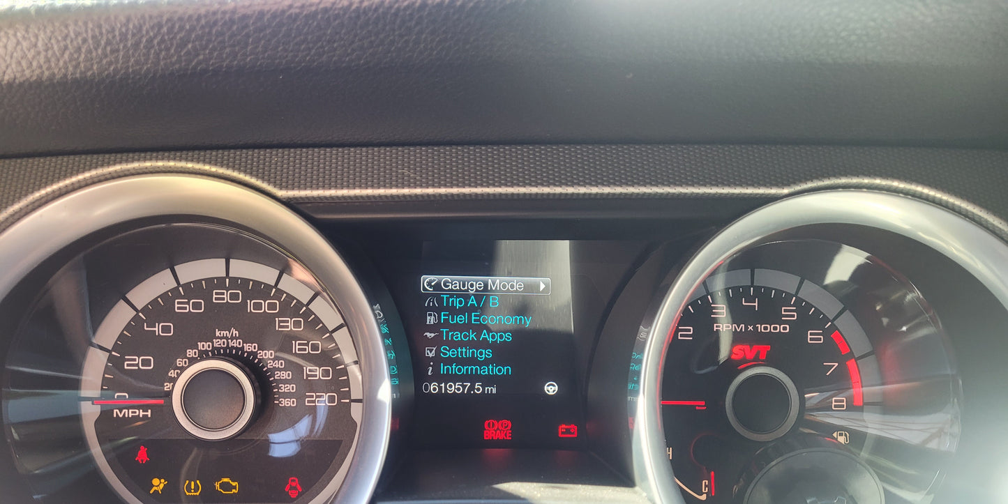 Stock 2634. 2014 Ford Mustang Shelby GT500 Coupe 5.8L SC Engine TR6060 Trans 61k Miles - The Parts Farm