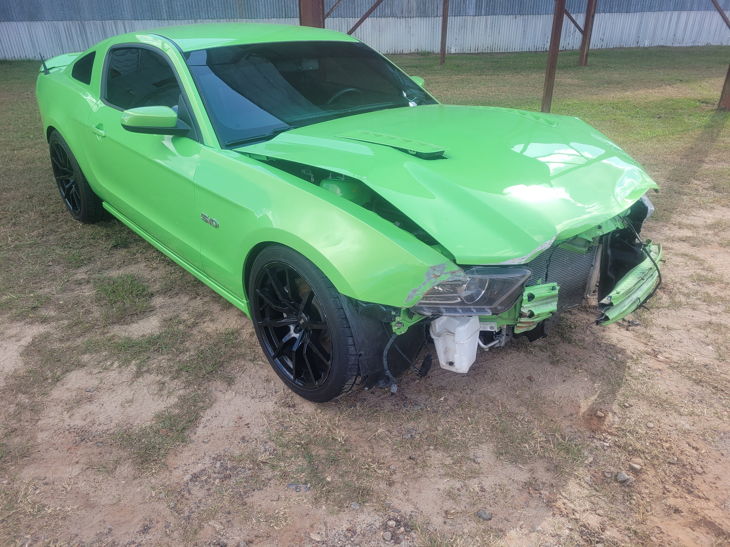 Stock 2637. 2014 Ford Mustang GT Coupe 5.0L Gen 1 6R80 A/T Bird Sh*t Green 29k Miles - The Parts Farm